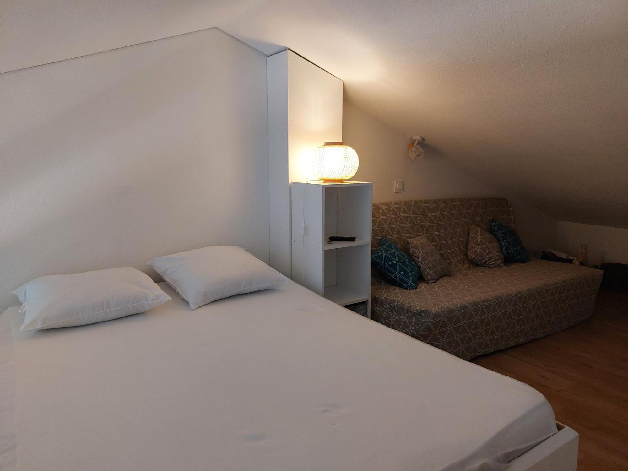 Appart Mezzanine Vue Mer Et Plage, Parking Wifi Tv เลอบาร์กาแรส ภายนอก รูปภาพ